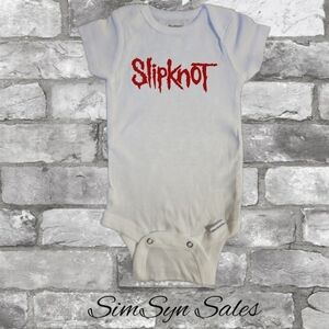 Slipknot Unisex Baby Band Onesie Onepiece Bodysuit 0-3 Months Brand New